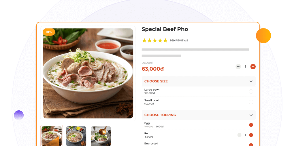 Customers can freely place order on your restaurant/diner's
                    website
