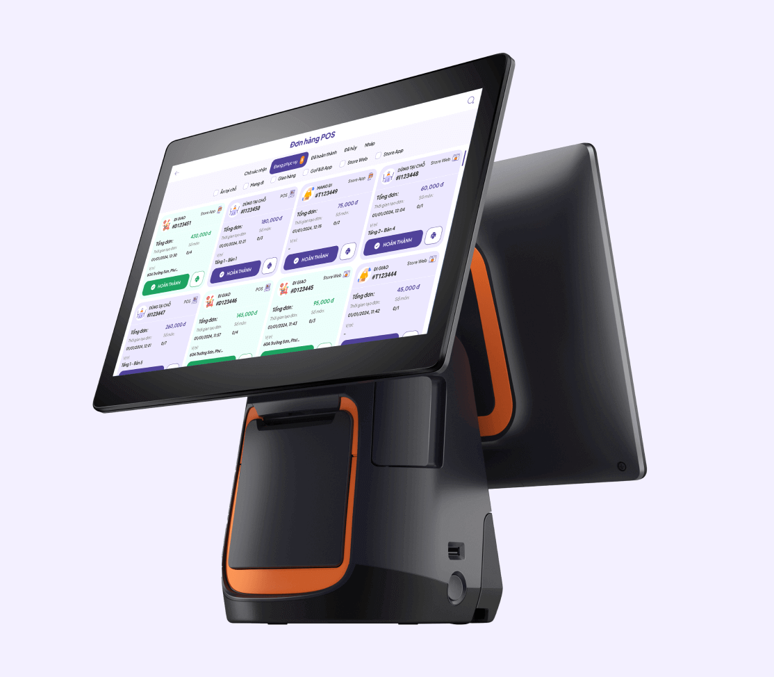 ouch screen point-of-sale (POS) system