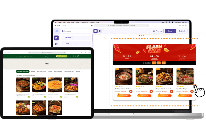Food ordering website